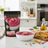 Zalloum Hummus 135g (Pack 2), - Tahina with Beetroot, Each of Ready to Eat Pouches, Gluten Free (Beetroot)