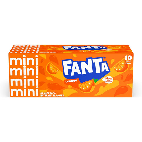 7.5 oz, 20 Pack Fanta Orange Soda Fruit Flavored Soft Drink, fl