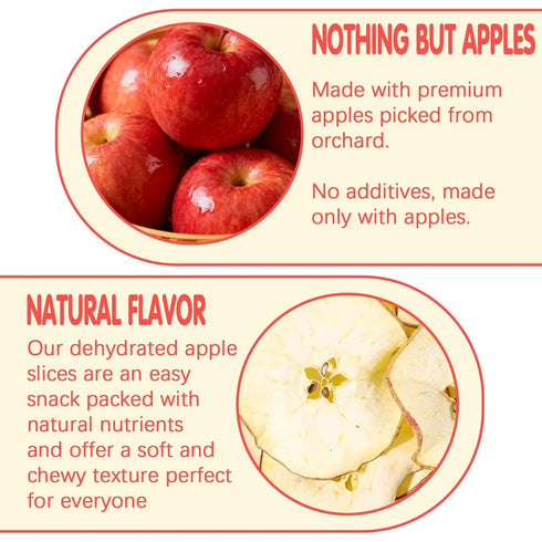 QZLGD 5.3oz/150g, Dried Apple Slices, Dehydrated Apple Slices, for Cocktail Decor/DIY Baking/Candle Crafts