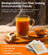 Rlvym 120 Gluten(120pcs, 240g) Bags Turmeric Ginger Cinnamon Tea, Natural Turmeric Herbal Tea, Improve Digestion