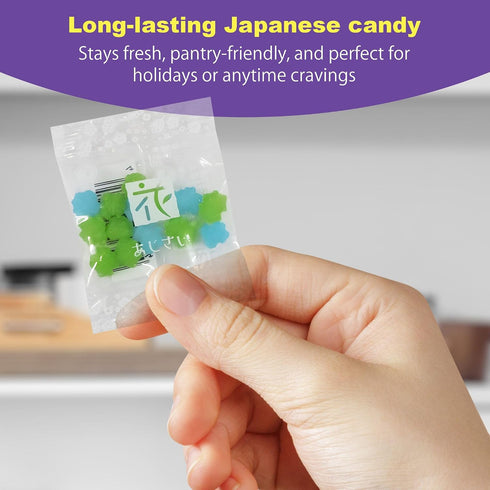50-Pack, Fusion Select Konpeito Japanese Candy - Authentic Traditional Japanese Star Candy - Individually Wrapped