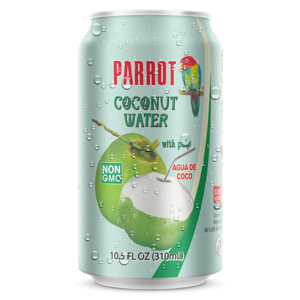 Parrot Brand Coconut Water with Pulp 10.5 fl. ozNew PackagingRefreshing Coconut Taste