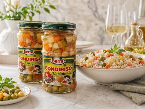 Berni 2 Pack Condiriso L'originale (Marinated Vegetables) for Risotto or Any Rice Dish by