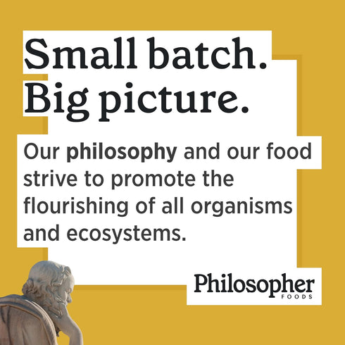 16 oz Philosopher Foods - Naked Creamy Organic Sprouted Almond Butter - - Stone Ground Regenerative Organic Creamy