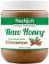 Stakich Cinnamon Enriched Raw Honey - Unprocessed, Unheated - 5 Pound (80