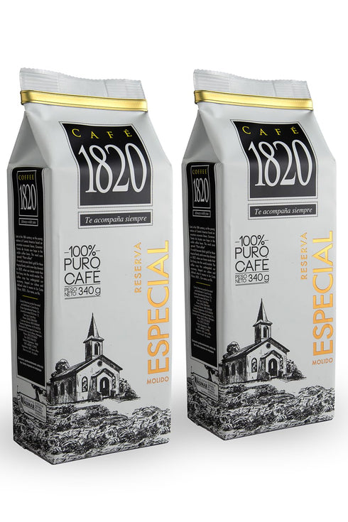 Caf 1820 Special Reserve, Premium Costa Rican Ground Coffee, 100% Arabica, Medium/Dark