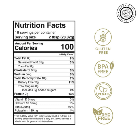 1 lbs (454 Pride of India- Red Lentil Flour gm) Hint of Sweetness Slightly Nutty Earthy Flavor Freshly Milled in Small