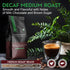 12oz Cardiology Coffee Medium Roast Decaf Coffee Beans USDA Certified Organic, Mold Free Premium Whole Bean Coffee