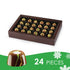 24 Count, 10.15 Oz Fiorella Dubai Chocolate Gift Box, Premium Gourmet Milk Chocolate with Pistachio, Butter & Crispy