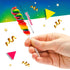 30 Count Rainbow Swirl Lollipops | Jar | Rainbow Lollipops Individually Wrapped | Twisty Suckers Party Favors |