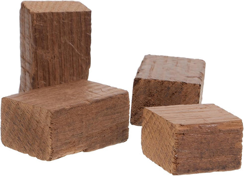 5pcs Healifty Red Wine Brewing Wood Chips Blocks for Home Fermentation Flavor Random Shape for Wine Making Supplies