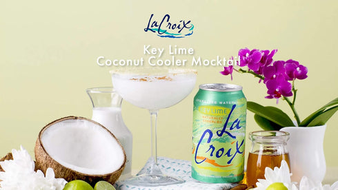 12oz 8 Pack, LaCroix Sparkling Water, Key Lime Flavor, Cans, Naturally Essenced Flavor