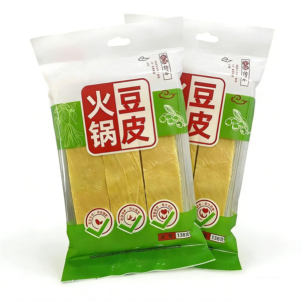 FLHYHDM Tofu SkinHandmade Dried Tofu SkinChinese Speciality Oil Tofu SkinVegetarian, Non-Gmo, For Cooking