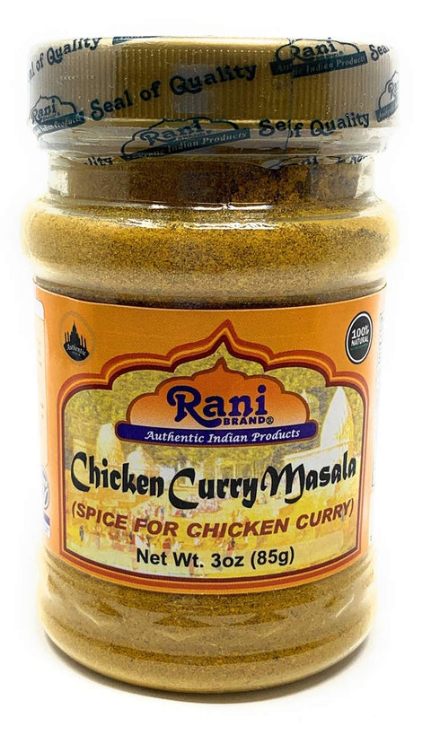 Rani Chicken Curry Masala Indian 13-Spice Blend, 3oz PET Jar, All Natural, Vegan, Gluten Friendly