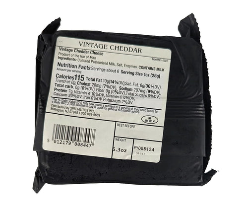Generic 18 6.3 oz Vintage Cheddar Cheese Aged Months