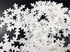 48pcs Edible Christmas Snowflakes, White Cupcake Cake Toppers for Christmas Winter Theme Party