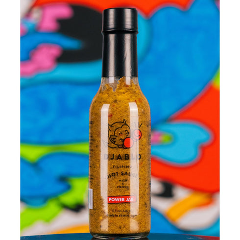 Power Jab by DJABLO Sauce: Medium Heat Hot Sauce with Serrano Pepper & Scorpion Pepper, 5 fl oz