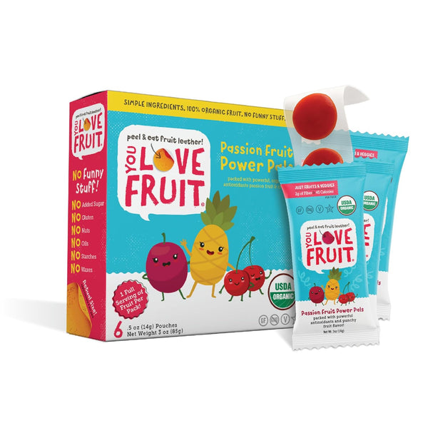YOU LOVE FRUIT All Natural Fruit Snacks, Healthy Snack Pack, Real Fruit!