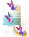 Sugar Robot Inc. Edible Butterflies for Cake Decorating - Small Size, Premium