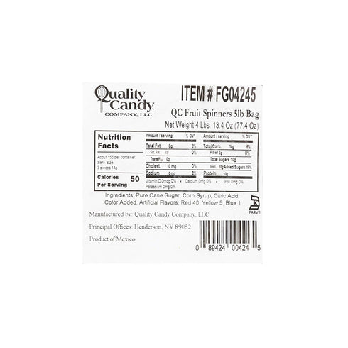 5 Quality Candy Company Fruit Starlights, Assorted, Pound