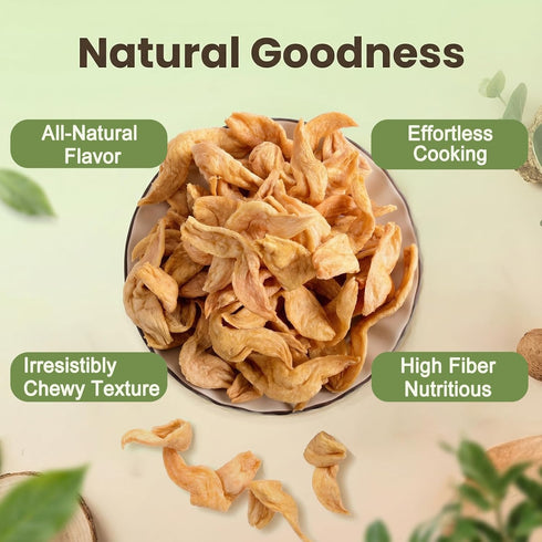 1 lb Premium Quality Soy Curls, - High Protein, Gluten-Free, Vegan Meat Alternative & Soy Strips - Easy to Cook, Whole