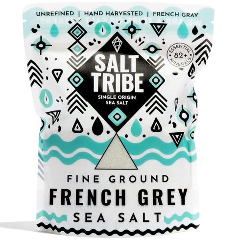 French Grey Sea Salt | Organic 82 Minerals | Fine Ground Sea