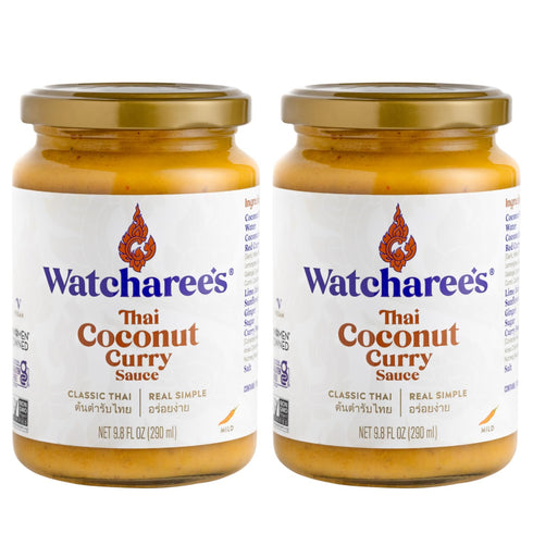 Watcharees Thai Coconut Curry Sauce Authentic Thai Flavor Crafted with Natural Ingredients,