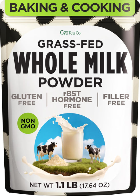 Gya Tea Co Whole Milk Powder 1.1lb (17.64 Oz) - Pasture Raised