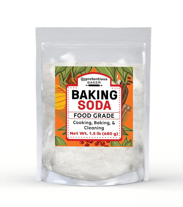 Baking Soda by Unpretentious Baker, 1.5 lb, Aluminum-Free, Non-GMO Pure Sodium Bicarbonate