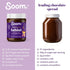 Soom Foods Chocolate Sesame Spread - 12oz (2 Pack) | Low Sugar, Dairy-Free, Nut-Free, Gluten-Free, Palm Oil-Free, 5g