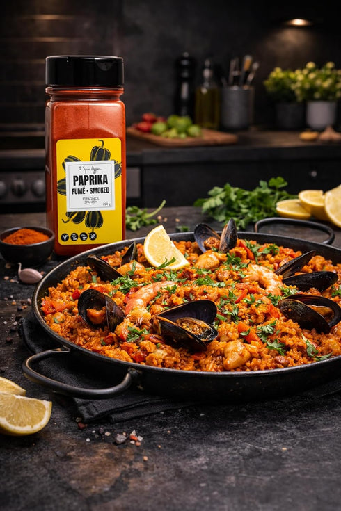 220 (7.7 oz) A Spice Affair Smoked Spanish Paprika | Rich, Deep & Naturally Smoky Flavor | All-Natural, Non-GMO