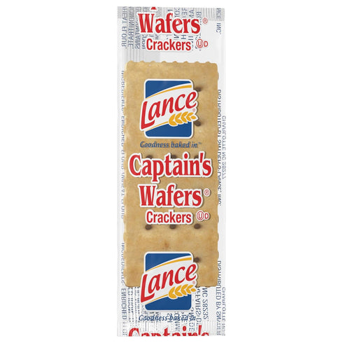 Lance Captain Wafers Original Flavor, Individual 2-Packs, 500 Packs Total, .23 Ounces