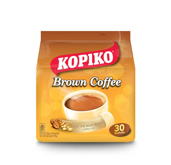 Kopiko Brown Instant Coffee Mix Authentic Indonesian Volcanic Coffee Taste the Irresistibly