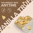 (12 25g) Rawmantic Vanilla Truffle Mini Bars x Blend of Vanilla, Vegan White Chocolate, Dates, Pea Protein Powder