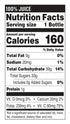 BAY AREA MARKETPLACE 10oz. pack 8 Tropicana Fruit Juice bottles (Ruby Red Grapefruit)