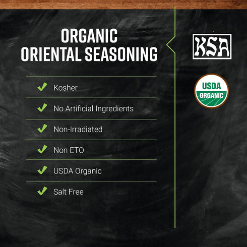 16 Frontier Bulk Oriental Seasoning, Organic, Ounce