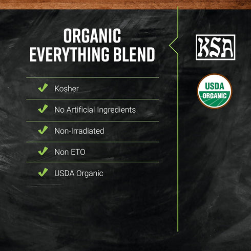 16 Oz, Frontier Co-op Organic Everything Blend Seasoning. Bulk Bag - For Everything Bagels, Eggs, and Salads