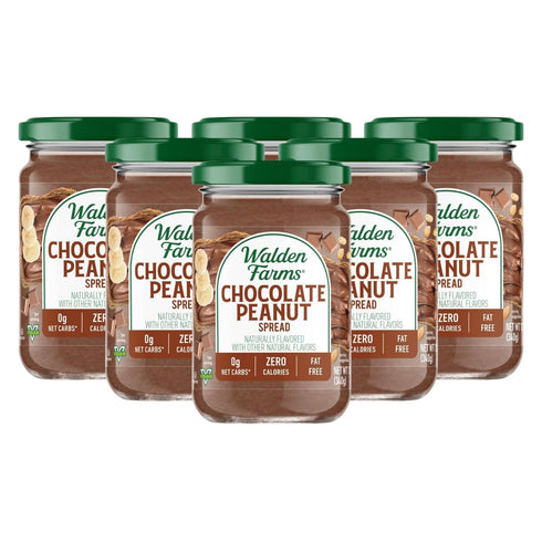 Walden Farms Chocolate Peanut Spread Zero Calorie, Low Carb, Keto-Friendly, Vegan, Sugar-Free,