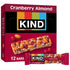 KIND Healthy Snacks Bars, Cranberry Almond, Gluten Free, High Fiber Snacks, 5g