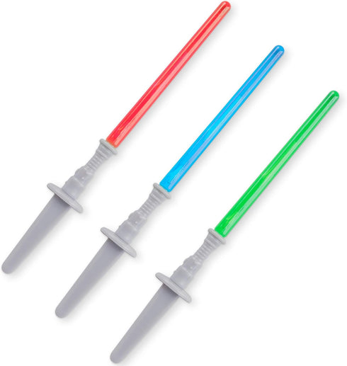 Super Z Outlet Light Sabre Cupcake Decoration Toppers, 12 Pack, 4" Tall Picks for Birthday Parties