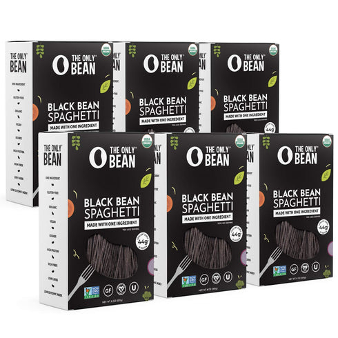 The Only Bean - Organic Black Bean Spaghetti Pasta - High Protein,