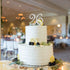 26 Years Birthday Cake Topper - Crystal Rhinestone 26th Wedding Anniversary or 26 Years Old Decoration