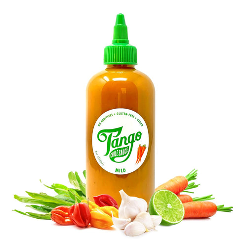 MILD Tango – Scotch Bonnet Carrot Hot Sauce, Mild Heat, Flavor First, Vegan, Gluten-Free, 8 oz