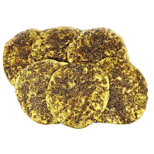 May's Middle Eastern Pastries & Foods Lebanon Za'atar Thyme Spice Bread (Pack of 6)