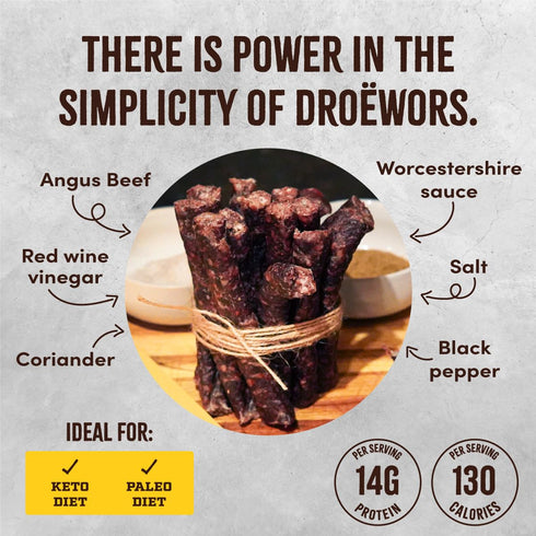 8oz Packs) Howdysnax Handcraft Authentic Small Batch Drowors Beef Sticks Sugar Free, Soy Free, Paleo & Keto Friendly