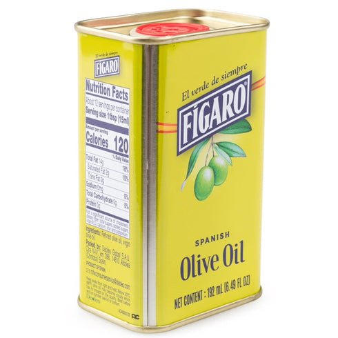 Figaro 100% 1919, 6.49 Oz Spanish Pure Olive Oil, All Natural, Premium Quality Olive Oil for Cooking, Frying, and Salad