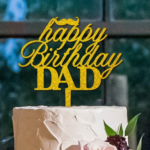 Gamer Control Boy Birthday Gold Cake Toppers Personalized Happy Birthday Cake Topper Gold Acrylic Happy Birthday Cake
