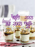 24 Pcs Glitter Cupcake Toppers for Celebrating 21st Birthday Party Decorations (Purple Glitter)
