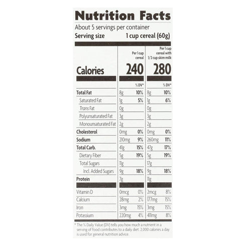 11.5 oz (325 Nature's Path Organic Flax Plus Cereal, Maple Pecan Crunch, g)