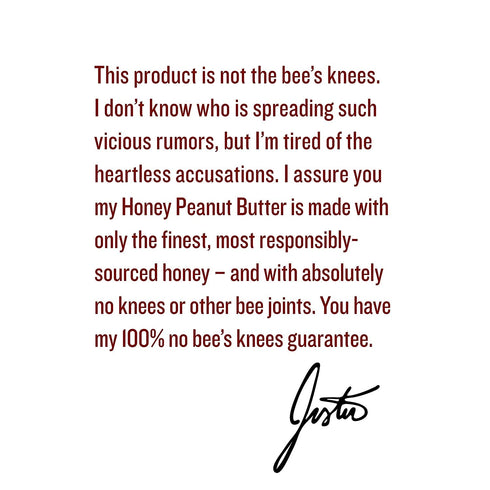 Justin's Honey Peanut Butter Squeeze Packs, Gluten-Free, Non-GMO, Pack of 10 (1.15oz each)